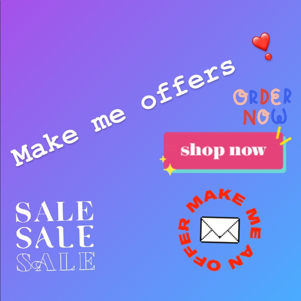 Make me offers 🛍🛍 (don’t buy this lol)